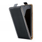 Slim Flexi Fresh na XIAOMI Redmi Note 10 5G Obal s vertikálním otevíráním Černý