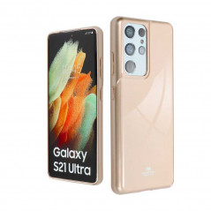 Jelly na XIAOMI Redmi Note 10 Pro MERCURY kryt TPU Zlatý