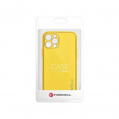 Kryt LEATHER na Apple iPhone 13 Žlutý