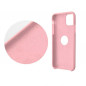 Silicone na Apple iPhone 13 mini FORCELL Silikonový kryt Růžový