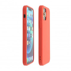 Kryt Silicone na Apple iPhone 13 Elegantní  Broskvový