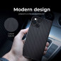 LUNA Book Carbon na Apple iPhone 13 mini FORCELL Peňaženkový obal Černý LUNA Book Carbon na Apple iPhone 13 mini FORCELL Peňaženkový obal Černý