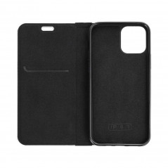 Peněženkové pouzdro LUNA Book Carbon na Apple iPhone 13 Pro Uhlíkové vlákno, Elegantní  Černý