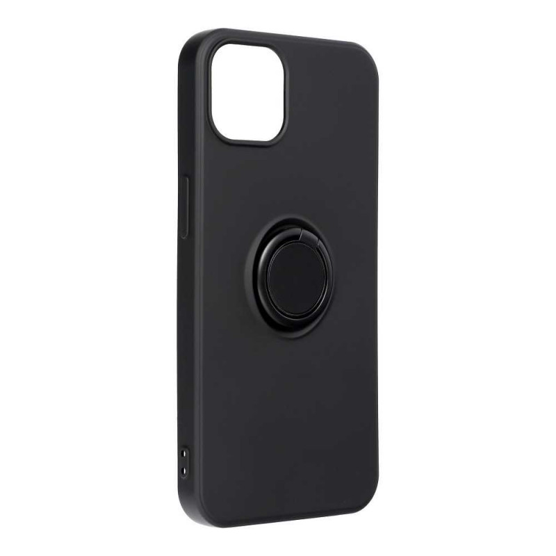 SILICONE RING na Apple iPhone 13 FORCELL Plastový zadní kryt Černý