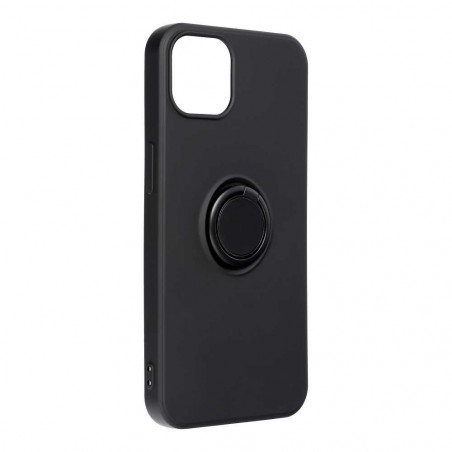 SILICONE RING na Apple iPhone 13 FORCELL Plastový zadní kryt Černý