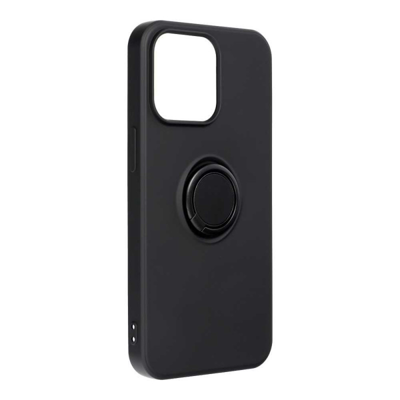 Kryt Silicone ring na Apple iPhone 13 Pro Černý