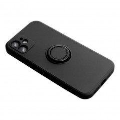 Kryt Silicone ring na Apple iPhone 13 Pro Černý