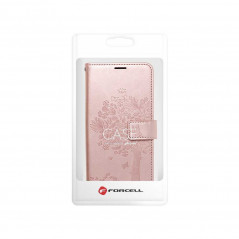 Peněženkové pouzdro MEZZO Book na Apple iPhone 13 Strom  Růžovo-zlatý