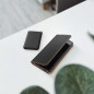 Peněženkové pouzdro Leather case SMART PRO na Apple iPhone 13 Pro Elegantní  Černý