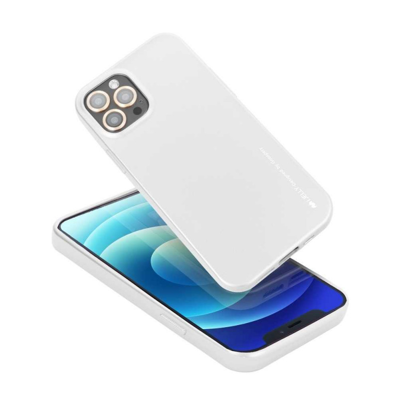 i-Jelly na XIAOMI Redmi Note 10 5G MERCURY kryt TPU Stříbrný