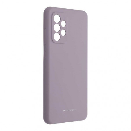 Silicone case na Samsung Galaxy A52 5G MERCURY Silikonový kryt Šedý