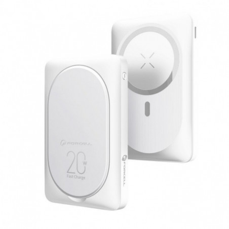 Forcell Power bank F-ENERGY F10K2 MagStand PD QC3.0 5A 20W 10000 mAh bílá